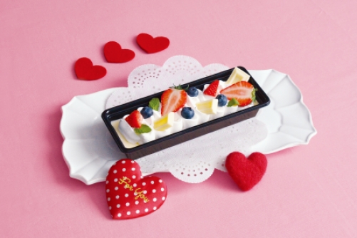 バレンタインチーズケーキ