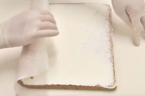 ロールケーキの巻き方